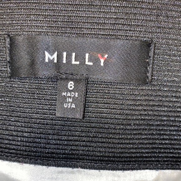 Milly Square Fil Coupe Midi Skirt White - Picture 5 of 10